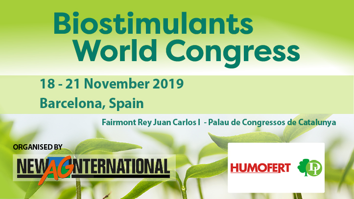 4th Biostimulants World Congress 2019, Barcelona Spain