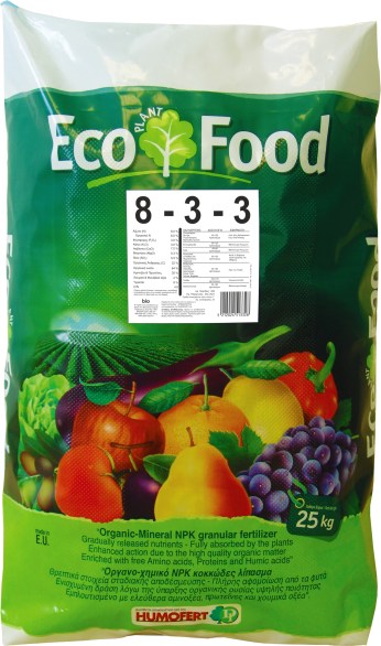 ECO plant FOOD 8-3-3 25Kg